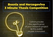 PRILIKA ZA DODIPLOMSKE, MASTER I DOKTORSKE STUDENTE: Fondacija “B&H Futures” organizuje takmičenje “3 Minute Thesis”, nagradni fond 20 000 KM!
