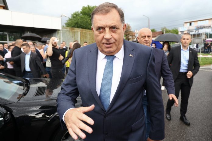 Sarajevo, 22.05.2027 - Milorad Dodik odlazi sa Suda BiH, nakon odrzanog rocista