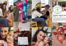 Facepainting, maskote Stitch i Angel, paketići: Praznična bajka za najmlađe u Apoteci „Jasmina“ Srebrenik